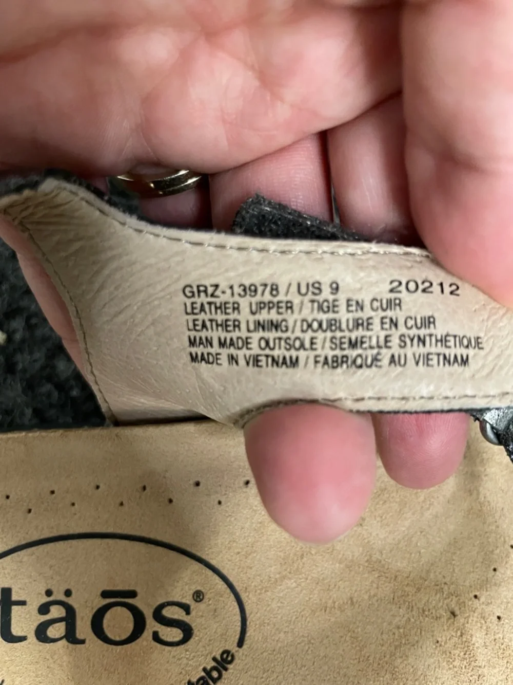 Taos Womens Grand Z Strappy Leather Metallic Ankle Strap Sandals - Picture 5 of 5